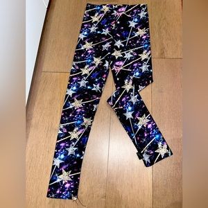 Pixie Lane night sky star leggings in size 6